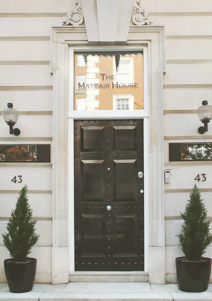 ‘The Mayfair House’ Entrance Doors in London by Skydas